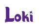 Rendering "Loki" using Candy Store
