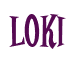 Rendering "Loki" using Cooper Latin