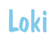 Rendering "Loki" using Dom Casual
