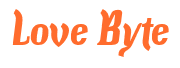 Rendering "Love Byte" using Color Bar