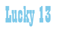 Rendering "Lucky 13" using Bill Board