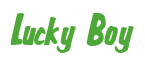 Rendering "Lucky Boy" using Big Nib