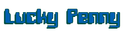 Rendering "Lucky Penny" using Computer Font