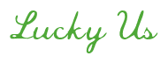 Rendering "Lucky Us" using Commercial Script