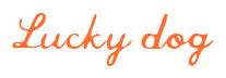 Rendering "Lucky dog" using Commercial Script