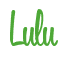 Rendering "Lulu" using Bean Sprout