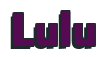Rendering "Lulu" using Bully