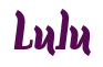 Rendering "Lulu" using Color Bar