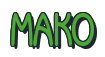 Rendering "MAKO" using Beagle