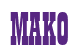 Rendering "MAKO" using Bill Board