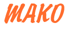 Rendering "MAKO" using Brisk