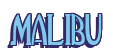 Rendering "MALIBU" using Deco
