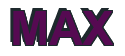 Rendering "MAX" using Arial Bold