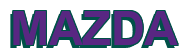 Rendering "MAZDA" using Arial Bold