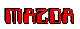 Rendering "MAZDA" using Computer Font