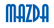 Rendering "MAZDA" using Asia