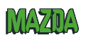 Rendering "MAZDA" using Callimarker