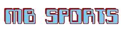 Rendering "MB SPORTS" using Computer Font