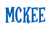 Rendering "MCKEE" using Cooper Latin