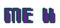 Rendering "ME II" using Computer Font