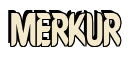 Rendering "MERKUR" using Callimarker