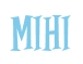 Rendering "MIHI" using Cooper Latin