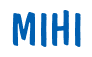 Rendering "MIHI" using Dom Casual