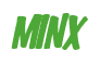 Rendering "MINX" using Big Nib