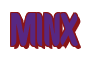 Rendering "MINX" using Callimarker