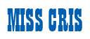 Rendering "MISS CRIS" using Bill Board
