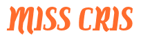 Rendering "MISS CRIS" using Color Bar