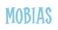 Rendering "MOBIAS" using Cooper Latin