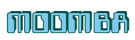 Rendering "MOOMBA" using Computer Font