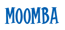 Rendering "MOOMBA" using Cooper Latin