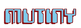 Rendering "MUTINY" using Computer Font