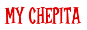 Rendering "MY CHEPITA" using Cooper Latin