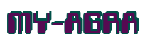 Rendering "MY-AGRA" using Computer Font