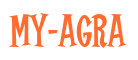 Rendering "MY-AGRA" using Cooper Latin
