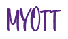 Rendering "MYOTT" using Bean Sprout