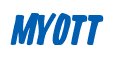 Rendering "MYOTT" using Big Nib