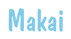 Rendering "Makai" using Dom Casual