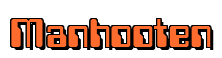 Rendering "Manhooten" using Computer Font