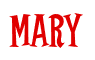 Rendering "Mary" using Cooper Latin