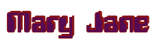 Rendering "Mary Jane" using Computer Font