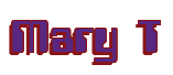 Rendering "Mary T" using Computer Font