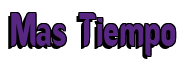 Rendering "Mas Tiempo" using Callimarker