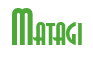 Rendering "Matagi" using Asia