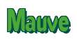 Rendering "Mauve" using Callimarker