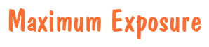 Rendering "Maximum Exposure" using Dom Casual