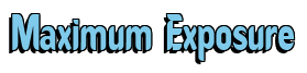 Rendering "Maximum Exposure" using Callimarker